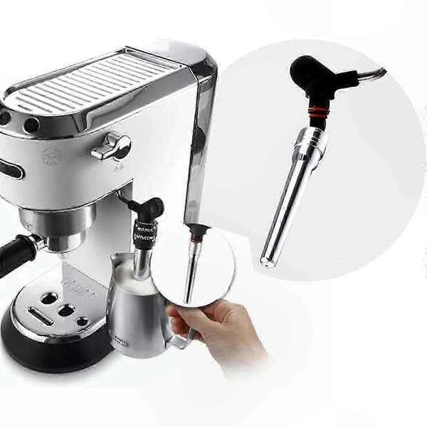 2 stk. dampdysespisser for espressomaskiner, kompatible med EC680/EC685, EC9335, ECP3420, ECO310-modeller silver