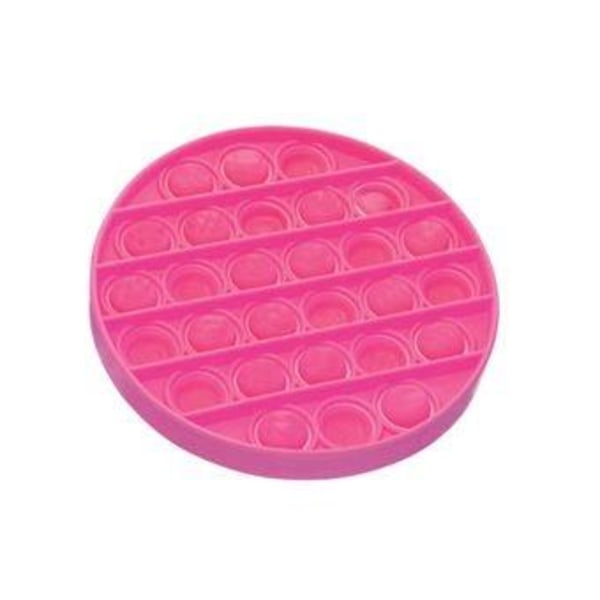 Round Thrust Bubble Stress Relief Toy rosa