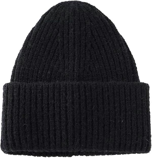 Mænd Kvinder Vinter Ribstrikket Hue Tyk Varm Skull Cap