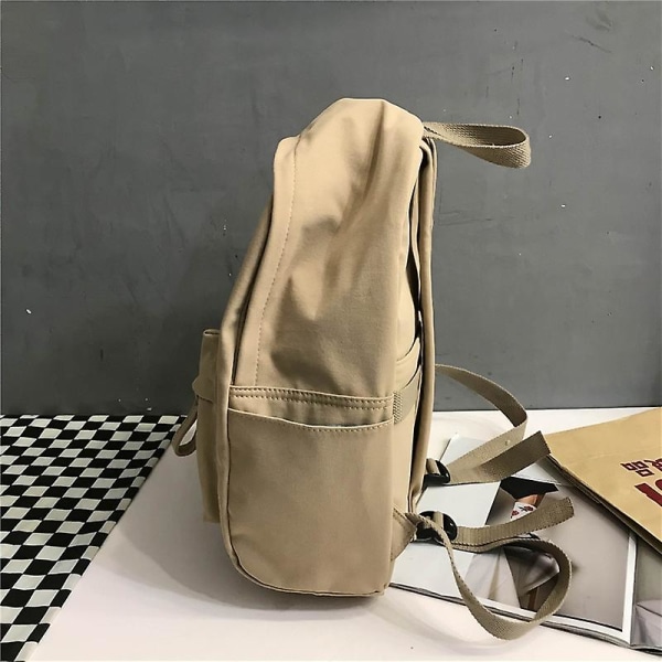 Ny skolväska ryggsäck canvas dam ryggsäck stöldskydd axelväska för tonårsflickor skolryggsäck Yellow