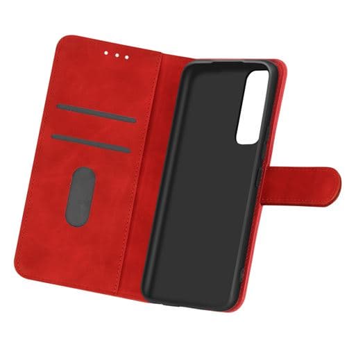 [LCS]? Vivo Y70 Ultra Resistant Soft Touch Plånboksfodral - Röd