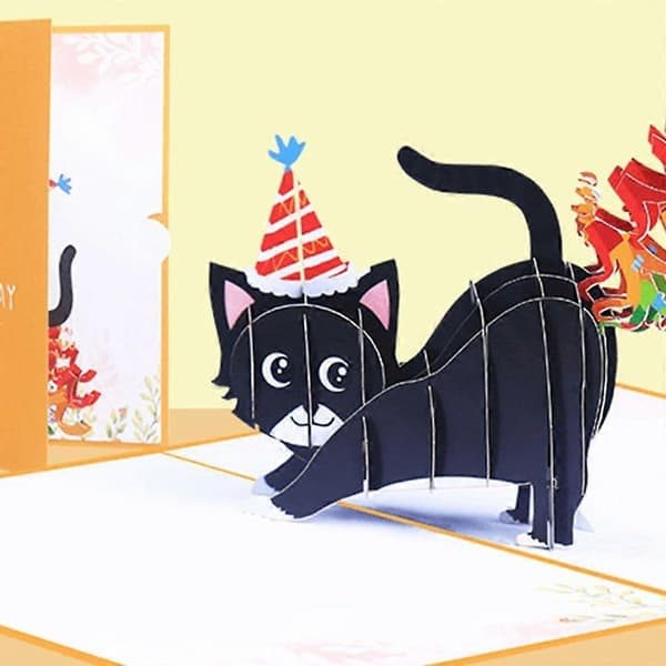 [LCS] Gratulasjonskort Katt Regnbue Bursdag Valentinsdag Mor