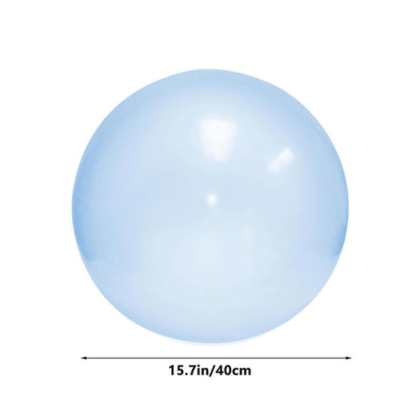 Barn Utomhus Soft Air Vattenfylld Bubble Ball Blow Up Ballong BLUE