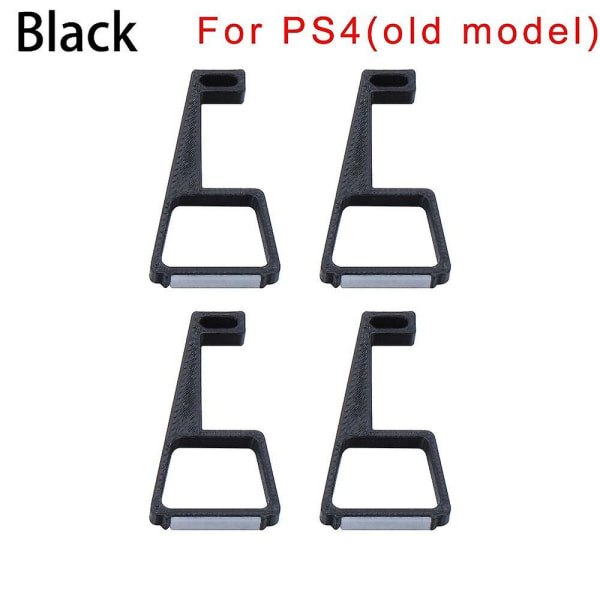 4Pc ny spelkonsol horisontell hållare fäste kylfötter bordsstativ för sony playstation4 ps4 slim pro speltillbehör Black for ps4