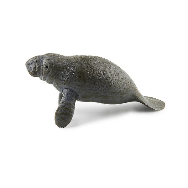 Manatee Vuxen Sealife Toy Model Havsdjur Figurmodell LeksakerXmas Present