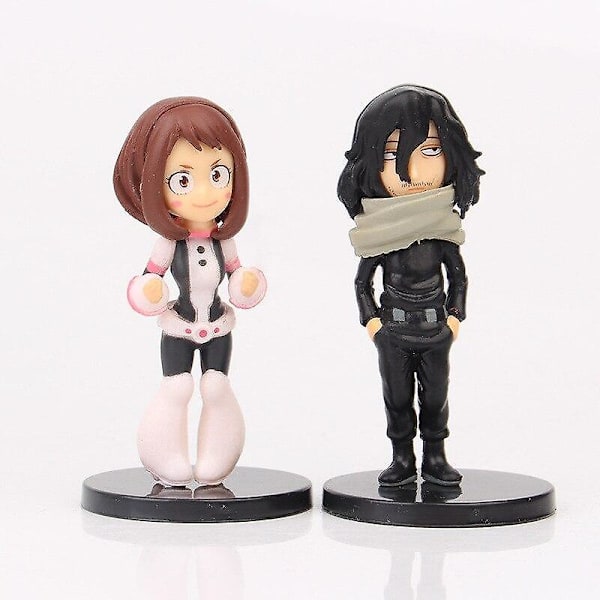 9st/Set Anime My Hero Academia Todoroki URARAKA Bakugo Katsuki Hero Academ PVC Action Modell Leksaker