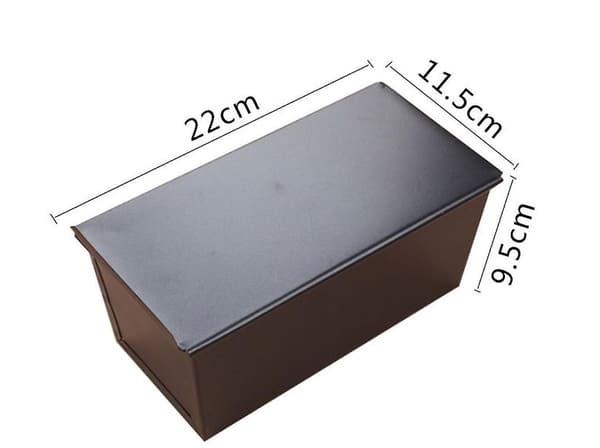 [LCS] Rostat brödform kakform köttfärslimpa med lock järn rostat bröd kakform köksbakeware DIY Non