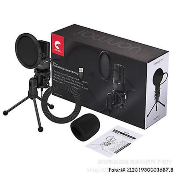 USB Mikrofon Dator Kondensator PC Gaming Mic