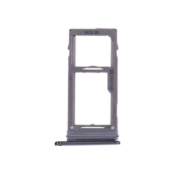 [LCS] Erstatnings SIM- og Micro SD-kortskuff for Samsung Galaxy S9 Plus/S9 - Slitesterkt lagringstilbehør Grey