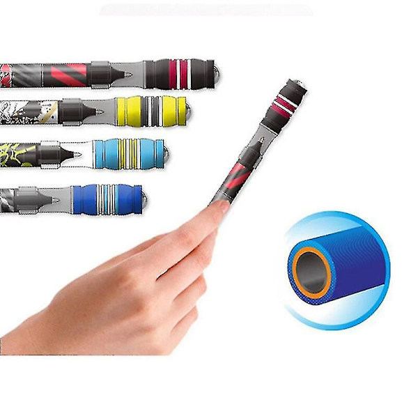 2 stk. Sjov Roterende Pen Spinning Gaming Pen Til Børn Studerende Skrive Legetøjs Penne Kawaii Kuglepen Søde Papirvarer Skoleartikler
