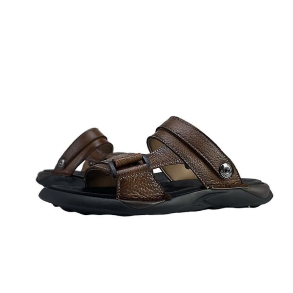 Casual sandaler för män Andas halkfria strandskor 42