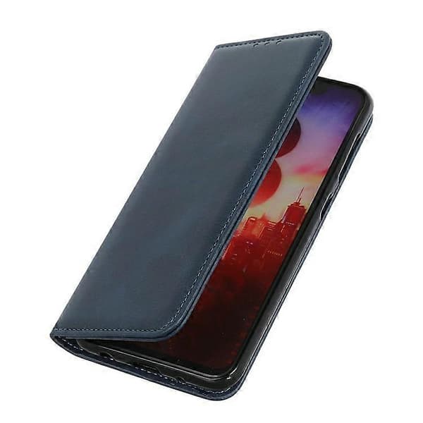 [LCS] Kompatibel med Samsung Galaxy A17 Cover Splitlæder Flip Wallet Telefoncover Blue