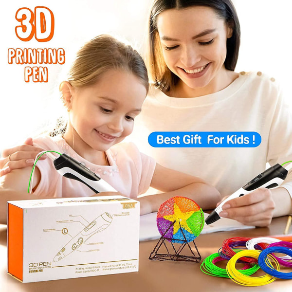 3D Penna för barn, Leksaker för barn 3D Penna med 1,75 mm PLA Filament Pa  70f9 | Fyndiq