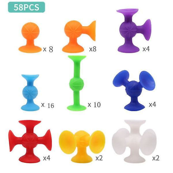 Imulelut lapsille - imukuppilelut 58pcs