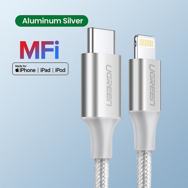 Ugreen Mfi USB Type-c Till Lightning Datakabel För Iphone 13 Mini