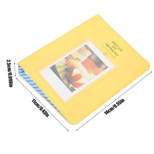 [LCS]Instax mini 9/8/8 valokuva-albumi - keltainen