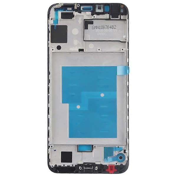 Främre hölje LCD-ramram för Huawei Y6 Black