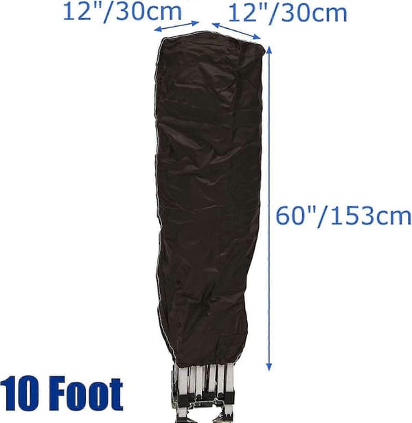[LCS] Pop-up Tältskydd Dammskydd, Oxfordduk Tältskydd Vattentätt Skyddsfodral Med Dragsko 30*30*153cm