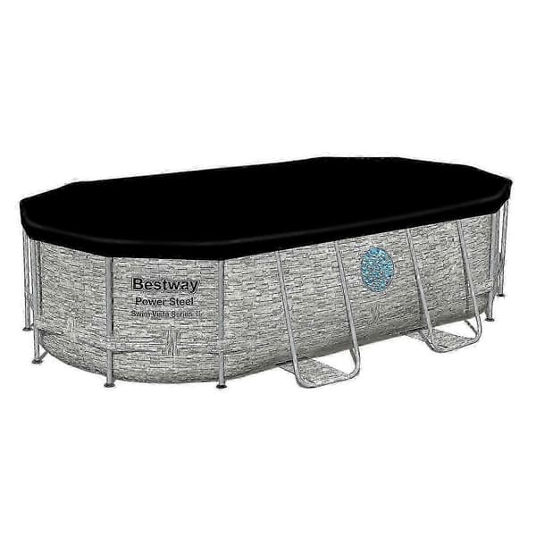 Bestway 58425 Oval Frame Poolskydd 427 x 250 x 100 cm