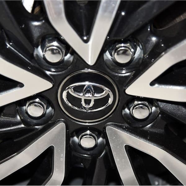 [LCS] Toyota 4 62mm Navkapsel til Hjulcenter med Logo Sort