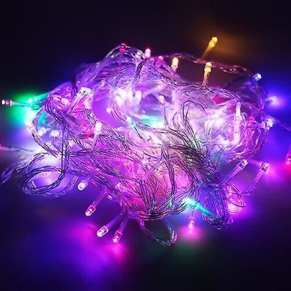 (Multi-Colour?Home Hus Indretning Belysning) Vandtætte String Fairy Lights LED Juletræ Bryllup