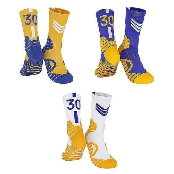 Basketstrumpor, 3-pack vadderade sportstrumpor för män och kvinnor style3726 average