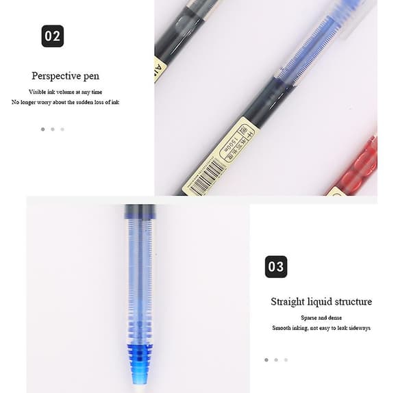 [LCS] Gelbläckpenna 0,5 mm Kontorsmaterial Skolmaterial 12-pack red