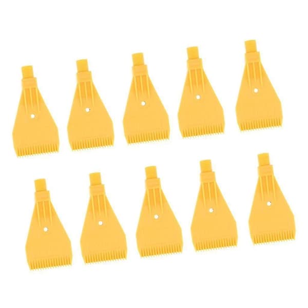 [LCS] 1/4\" gjengestørrelse, flat vindstråleblåsemunnstykke spray 1-hull gul X10 Den beste
