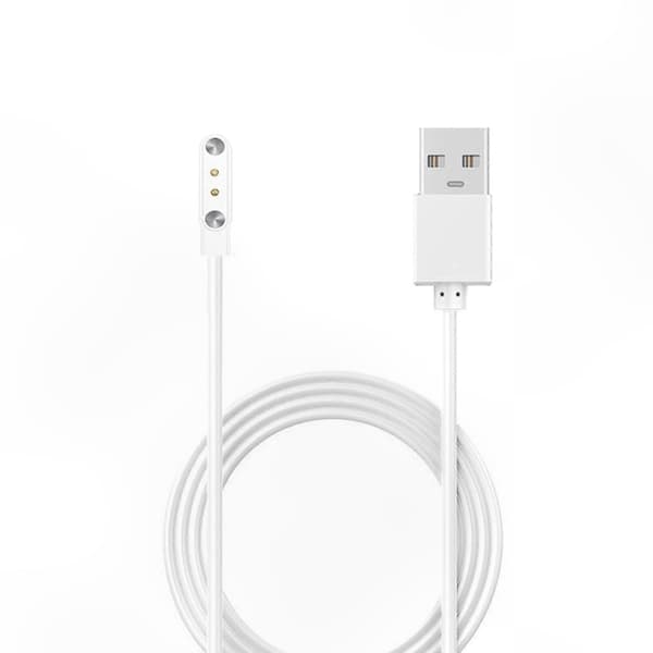 [LCS]Universal magnetisk laddningsbas för 2-stifts USB-klocka strömadapterstativ White 4.0mm 12.3mm