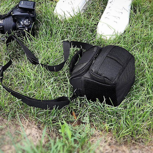 Nikon D40 Systemkameraväska Portabel Lätt Fotoväska Enkel Axel Diagonal Digital Fotograferingskameraväska Ryggsäck