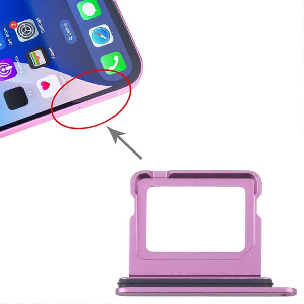 [LCS]Kompatibel med iPhone 16 SIM-kortbakke Pink
