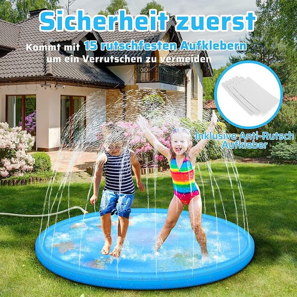 170cm Sprinkler Matte Sprutematte, Sommerhage Vannleker 100CM