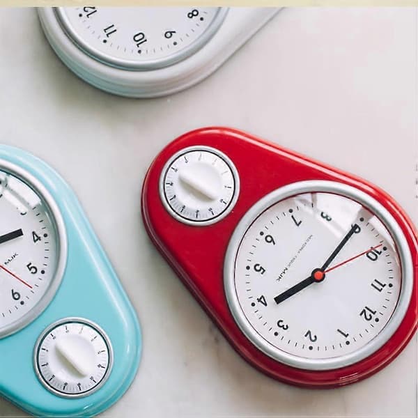 [LCS] Retro køkkenvægur timer til køkken