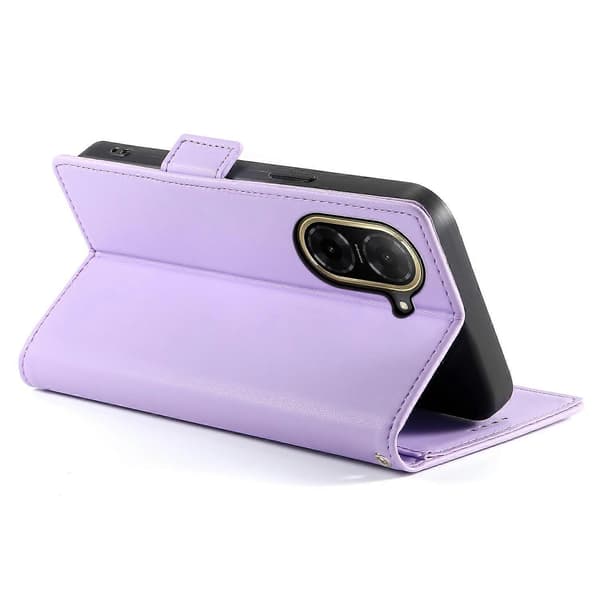 [LCS]För Xiaomi Redmi A5 4G (171.7mm)/Poco C71 4G Stativfodral PU Läder Plånboksfodral Multicolor Purple