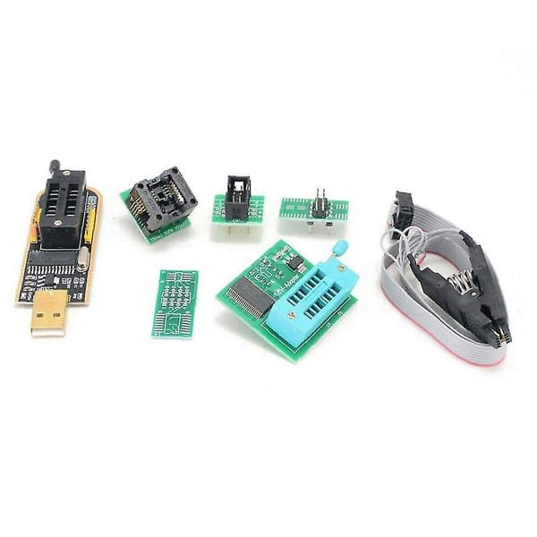 [LCS]Ch341a Bios USB-programmør SOP8 Dip8 1,8V konverteringssokkel 8-benet testklemme til bundkort eller chipsæt