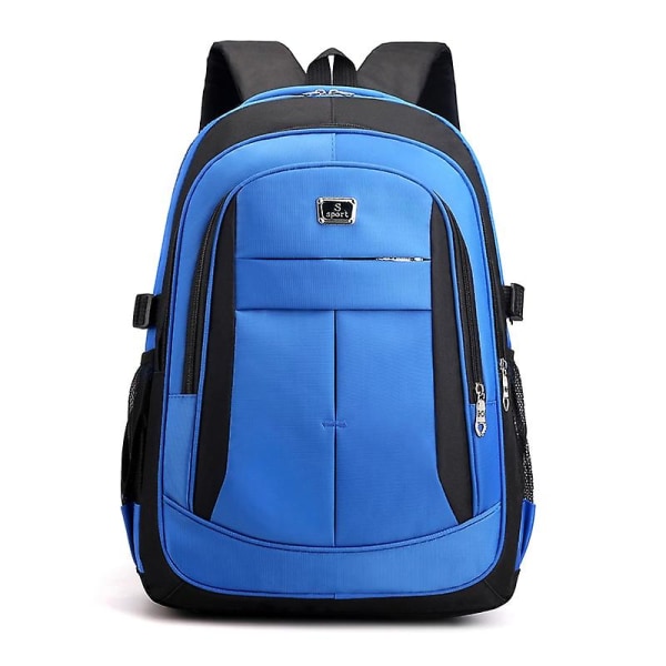 Tilbage til Skole Rygsæk Mænd Computer Business Skuldertasker Mandlige Rejse Fritid Studerende Laptop Rygsæk Blue