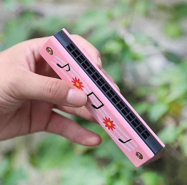 [LCS] Barnemunnspill 16 hull Barn Munnspill Pedagogiske leker pink