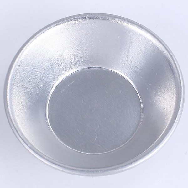 10 st Bakverktyg Aluminium Äggtarteform Muffinsform - Silver