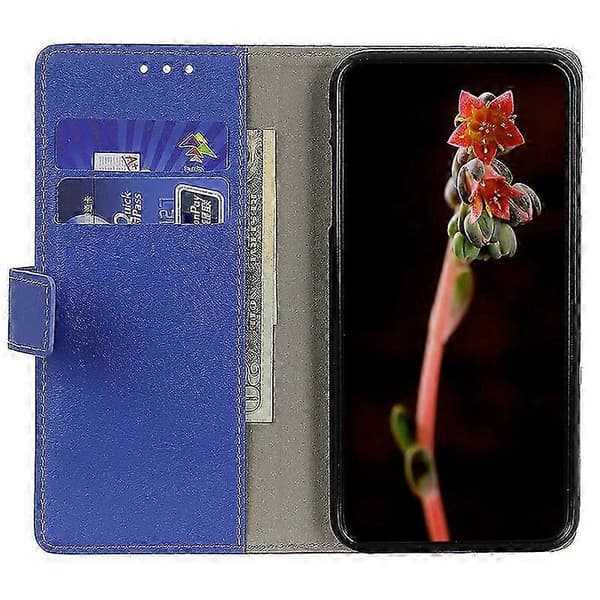 [LCS]För Google Pixel 9 Pro XL Texturerat Telefonfodral PU Läder Telefonställskydd Blue