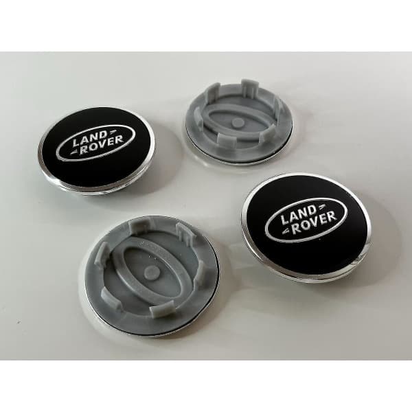 stk Land Rover Center Caps Sort Range Rover Sport Evoque Velar Discovery 63mm