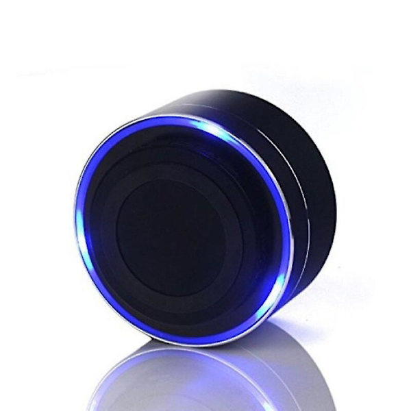 A10 Langaton Bluetooth-kaiutin Pieni Teräskanuuna Lukitse ja Lataa Suihkuta Matkapuhelin Kannettava Kortti Mini Kaiutin Hälytyslaite Black
