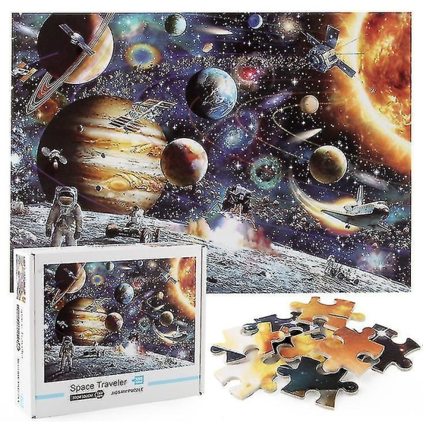 1000 st Jigsaw Dekompression Pedagogiska pussel Leksaker, Space Traveller Jigsaw