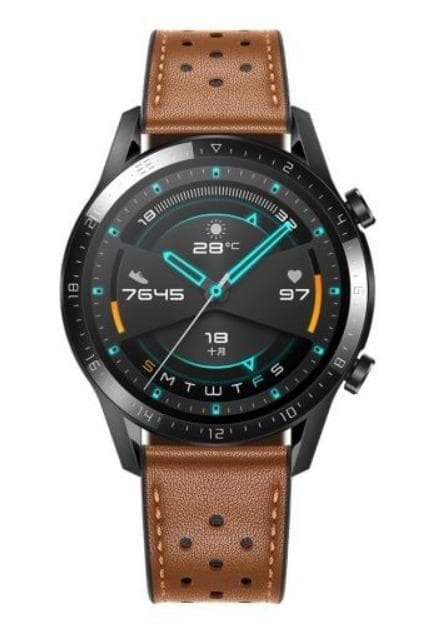 [LCS]Huawei Watch GT 2 46mm Läderrem Brun