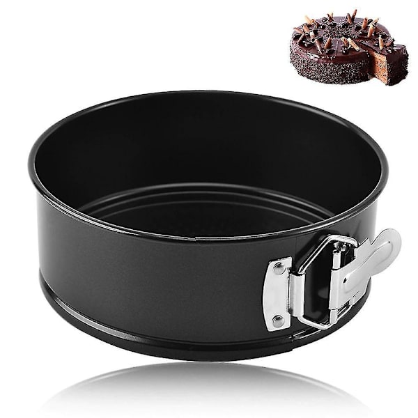 Non-stick metalbageform med aftagelig bund - rund kageform