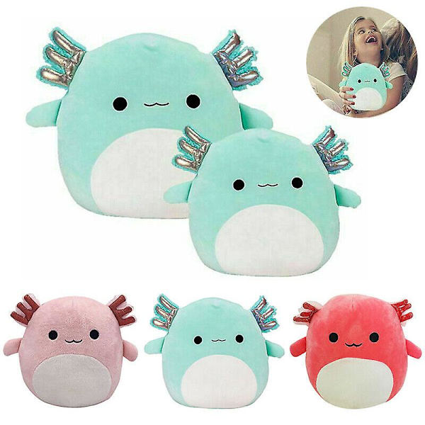 Stoppad Plysch Axolotl Teal Grön Anastasia Docka Mjuk Squishmallow Leksak Present red 40cm