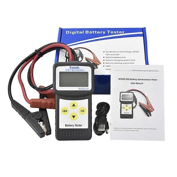 MICRO-200 Bilbatteritester Batteri Intern Motstand Levetidsanalysator Not Specified