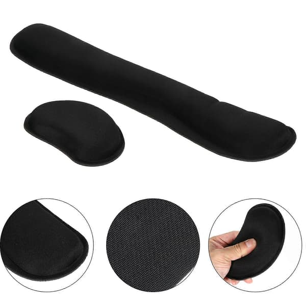 Musematte Håndleddsstøtte Minne Håndstøtte for Ergonomisk Komfort 1 sett