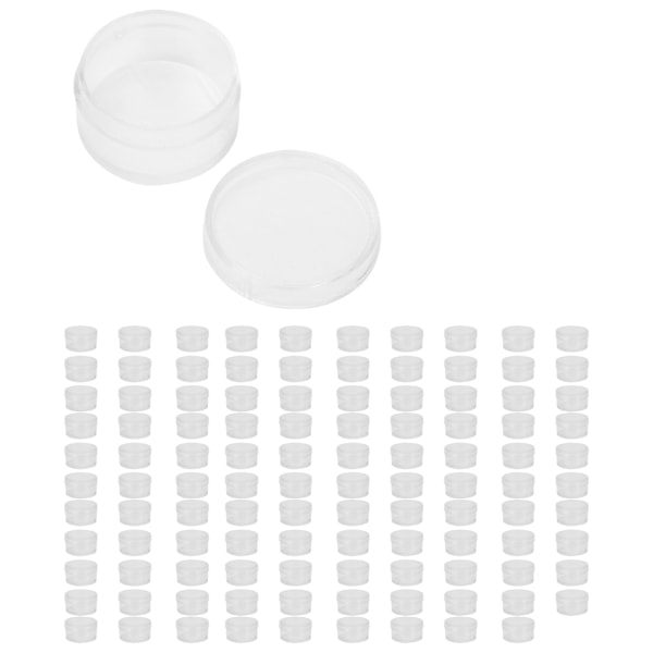 100 stk. Perler Urdele Hardware Opbevaringsboks Smykker Småting Container Organizer 2cm