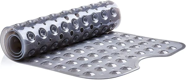[LCS] Halkfri badmatta 100x40cm Extra lång badmatta grey