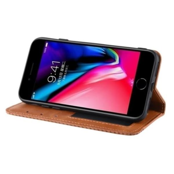 IPhone 8 Case, Case Magnetstängningsfunktion Stativ Prot